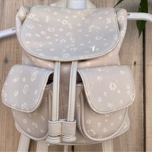 Floral print mini back pack